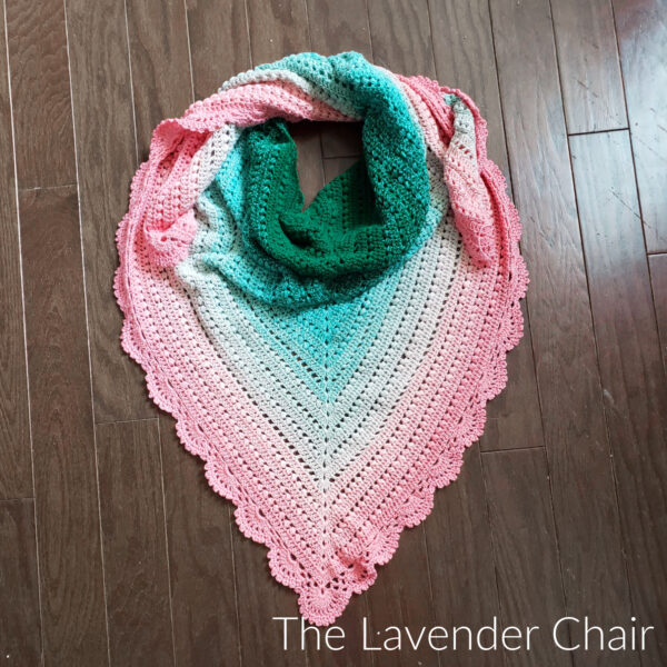 Pearl Shawl Crochet Pattern - The Lavender Chair