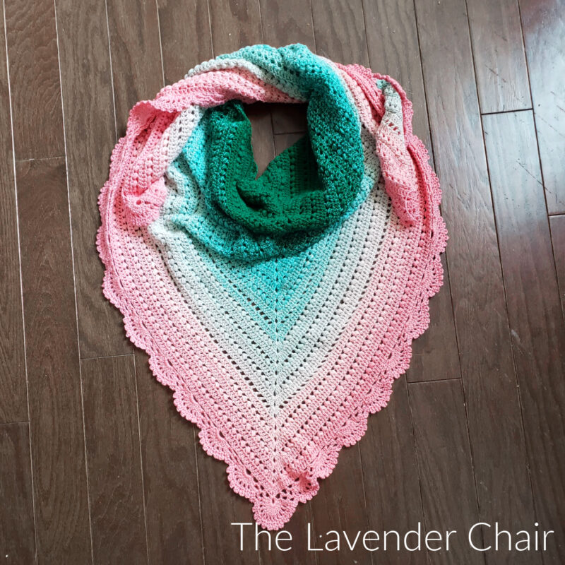 Pearl Shawl - Free Crochet Pattern - The Lavender Chair