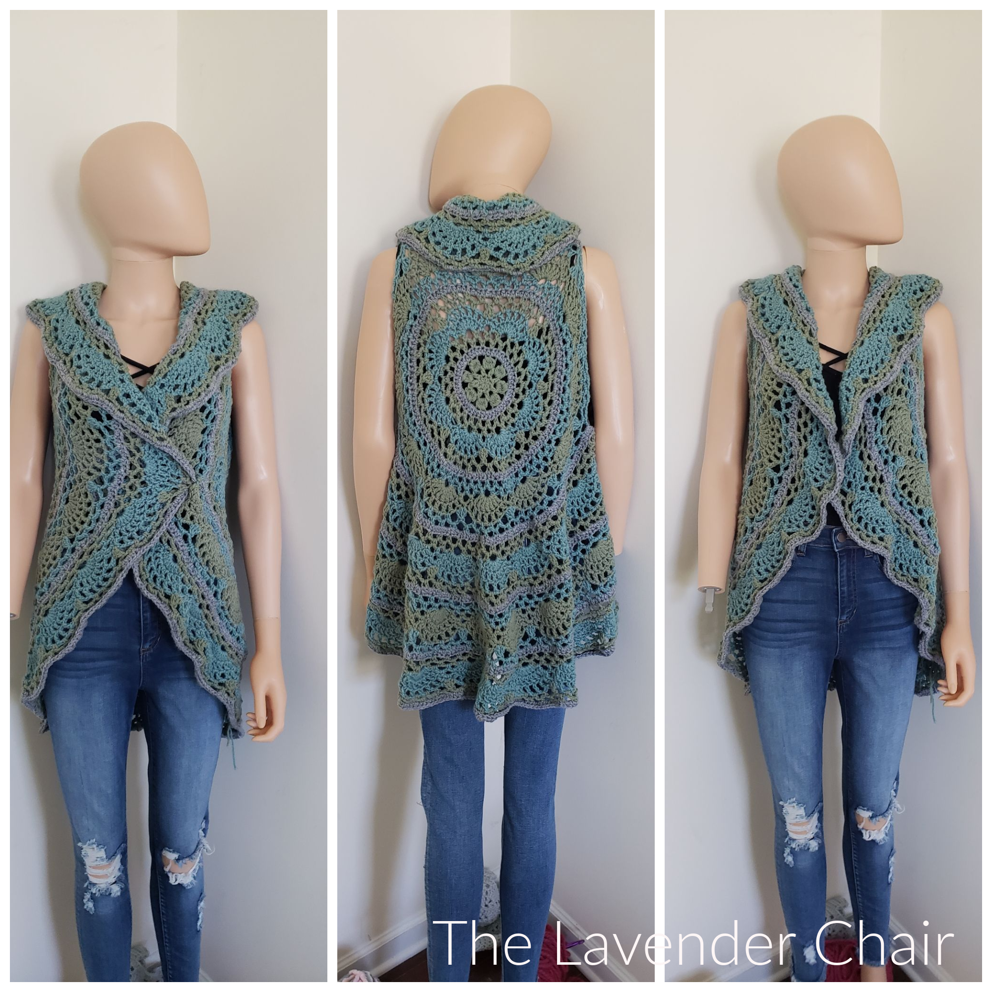 Melody Circular Vest Crochet Pattern - The Lavender Chair