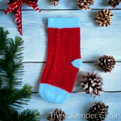 Read more about the article Cabled Stocking Crochet Pattern