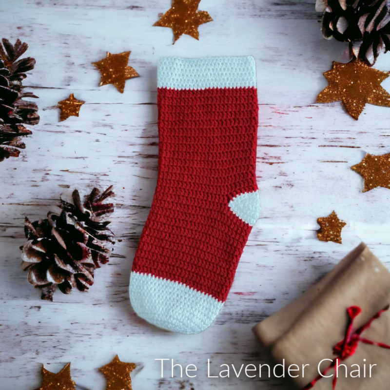 No Frills Stocking - Free Crochet Pattern - The Lavender Chair