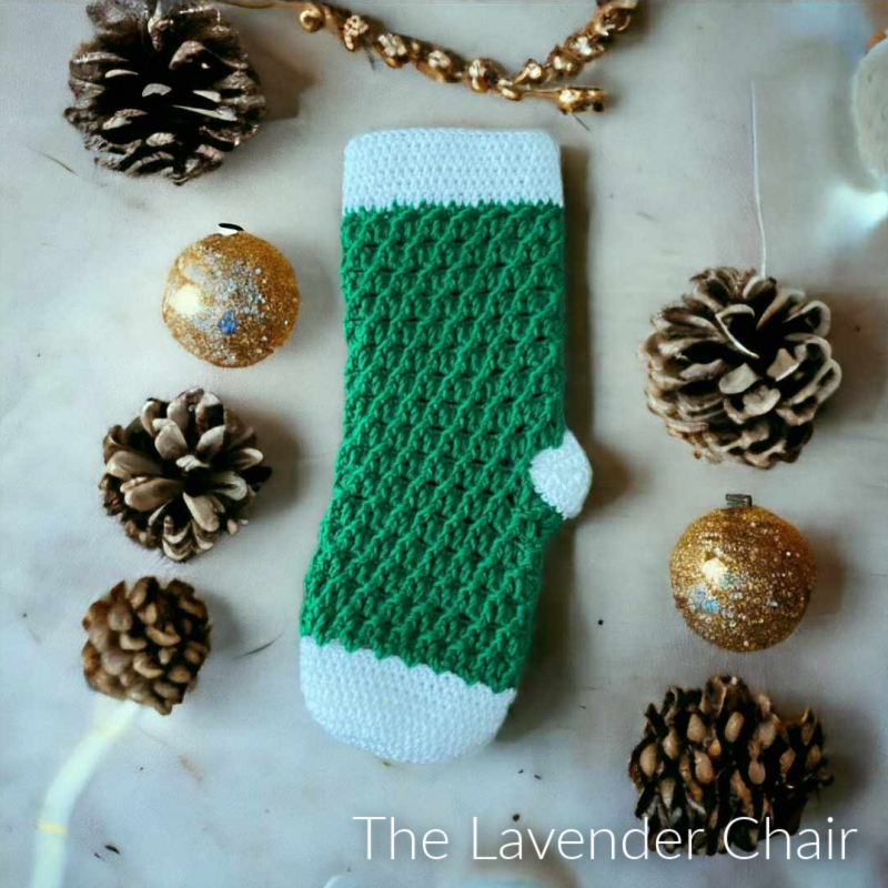 Reversible Lily's Stocking - Free Crochet Pattern - The Lavender Chair