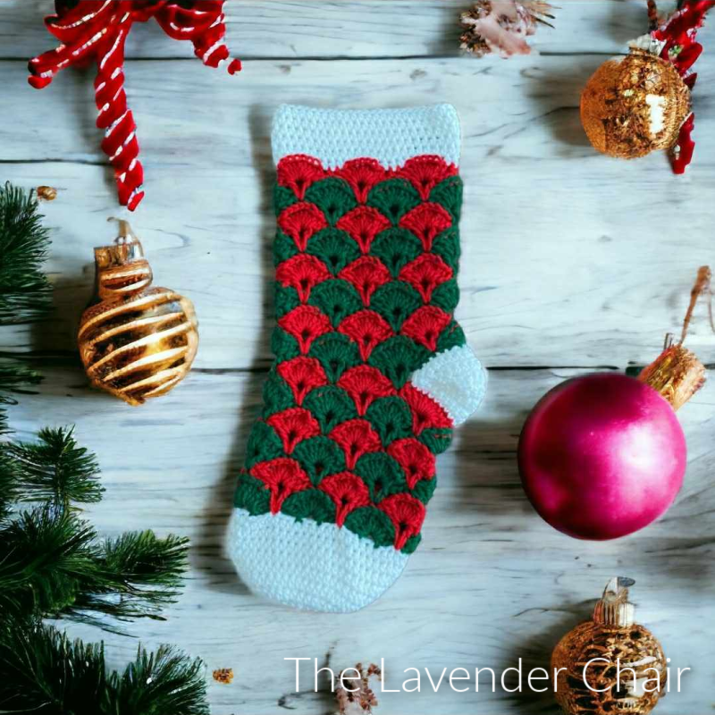 Shelby's Stocking - Free Crochet Pattern - The Lavender Chair