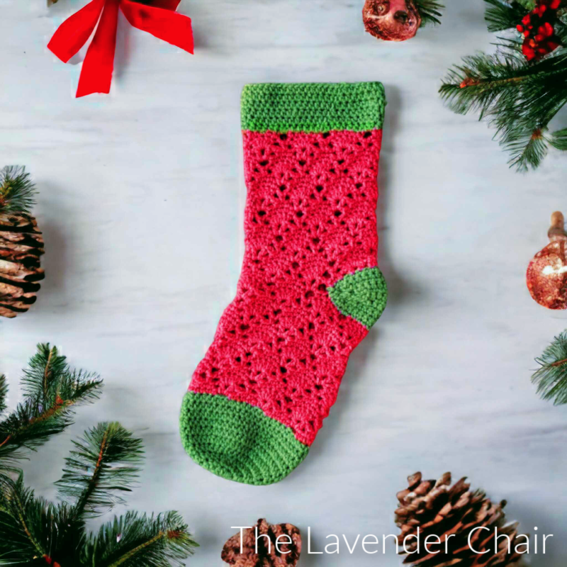 Vintage Stocking - Free Crochet Pattern - The Lavender Chair