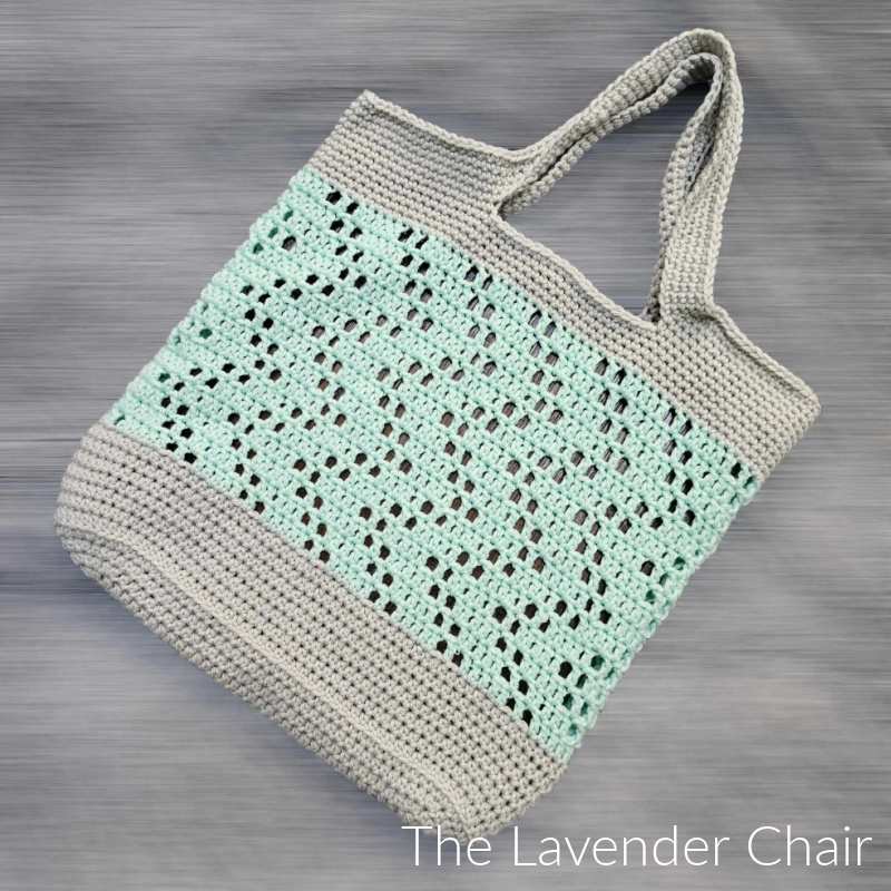 Zig-Zag Market Bag - Free Crochet Pattern - The Lavender Chair