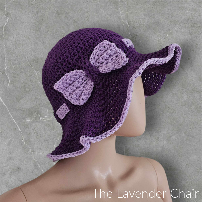 Anabella Sun Hat Adult - Free Crochet Pattern - The Lavender Chair