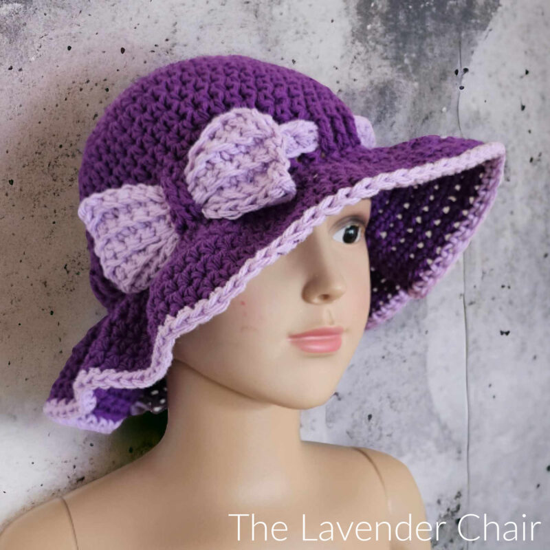 Anabelle Sun Hat (Infant - Child) - Free Crochet Pattern - The Lavender Chair
